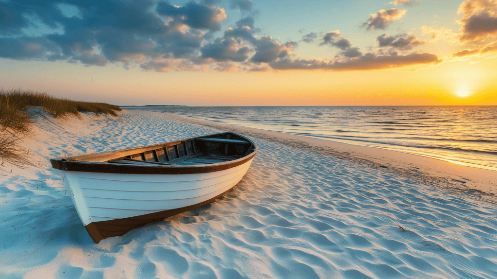 Hochzeitsband Sylt Hintergrund Boot