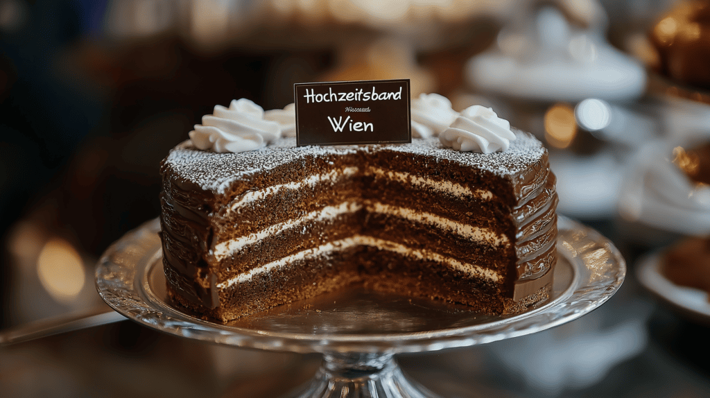 Sachertorte Hochzeitsband Wien